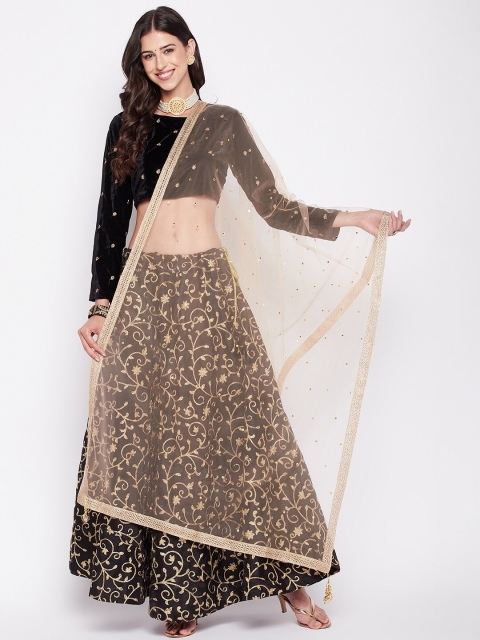 Clora Creation Embroidered Dupatta With Sequinned