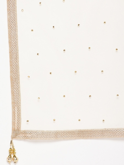 Clora Creation Embroidered Dupatta With Sequinned - Image 6