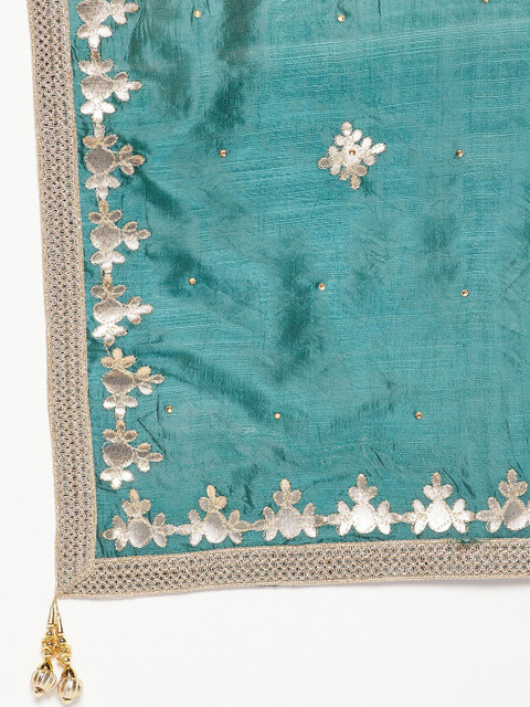 Clora Creation Embroidered Dupatta with Gotta Patti - Image 6