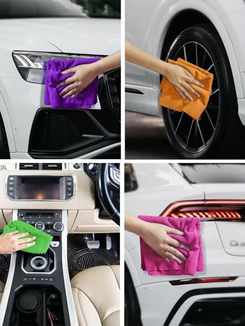 DALUCI Pack of 10 Microfiber Cleaning Cloth - Image 3