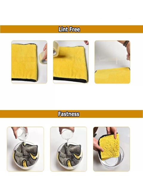 DALUCI Pack of 6 Microfiber Cleaning Cloth - Image 5