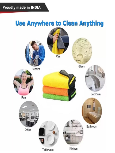 DALUCI Pack of 6 Microfiber Cleaning Cloth - Image 7
