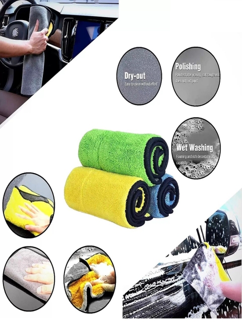 DALUCI Pack of 6 Microfiber Cleaning Cloth - Image 4