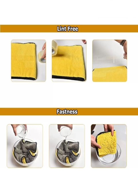 DALUCI Pack of 4 Microfiber Cleaning Cloth - Image 5
