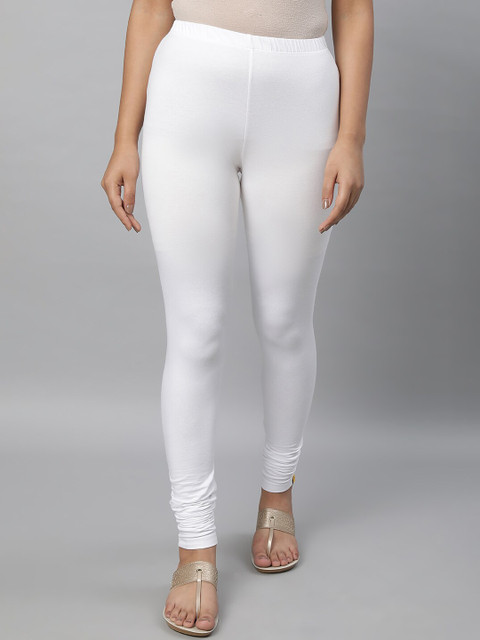 AURELIA Women Churidar Length Cotton Leggings