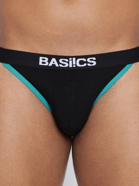 BASIICS by La Intimo Men Low-Rise Thigh High Bikini Briefs - Image 6