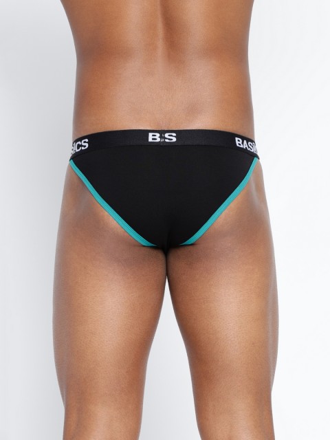 BASIICS by La Intimo Men Low-Rise Thigh High Bikini Briefs - Image 4