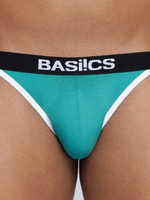 BASIICS by La Intimo Men Low-Rise Thigh High Bikini Briefs - Image 6