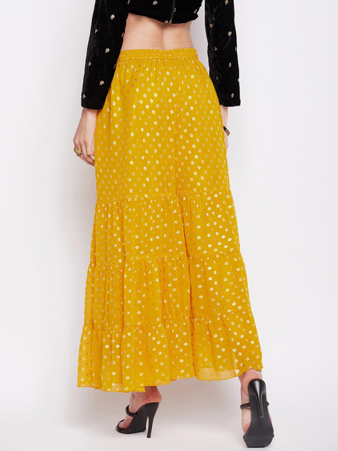 Clora Creation Women Floral Printed Flared Georgette Palazzos - Image 4