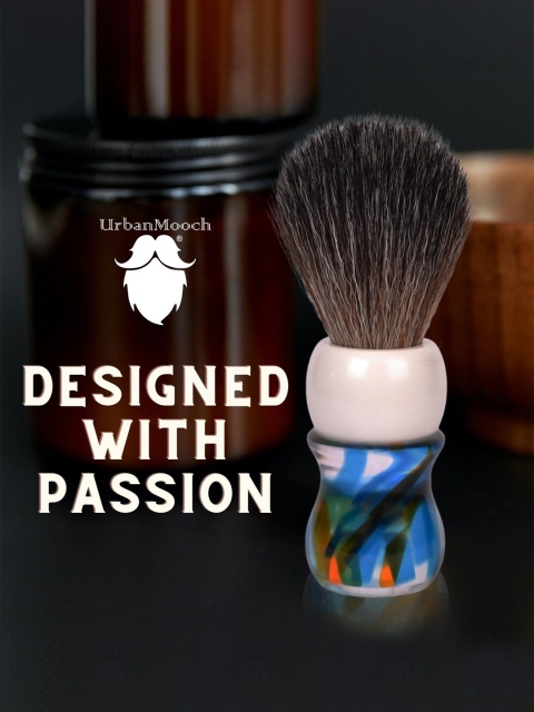 UrbanMooch Men Premium Resin Handle With Strong Grip Shaving Brush - Image 5