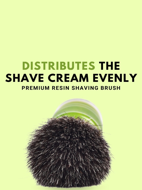 UrbanMooch Men Premium Resin Handle With Strong Grip Shaving Brush - Image 3