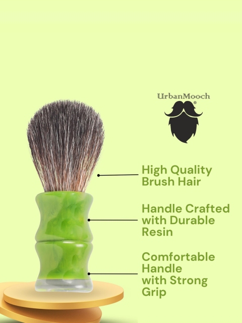 UrbanMooch Men Premium Resin Handle With Strong Grip Shaving Brush - Image 4