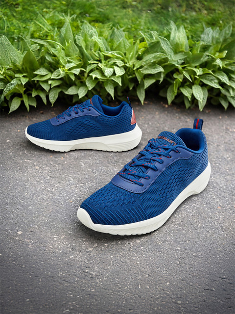 NEEMANS Woven Design Lace-Up Sneakers