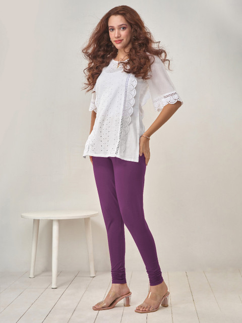 LYRA Women Churidar length Cotton Ethnic Leggings