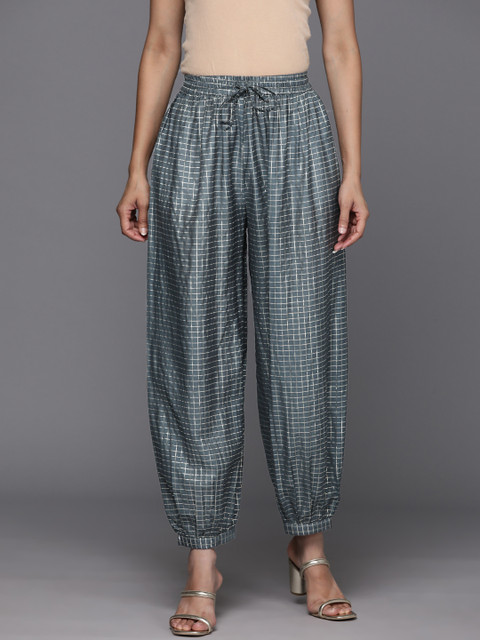 Libas Checked Cotton Salwar