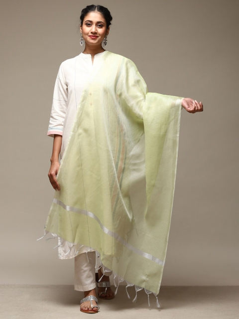 Biba Tasselled Striped Dupatta