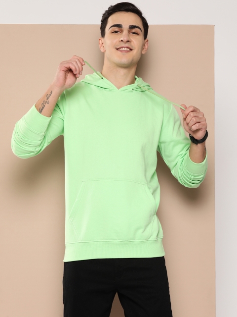 HERE&NOW Men Printed Hooded Sweatshirt - Image 3