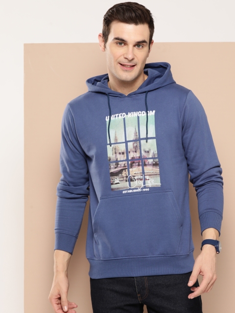 HERE&NOW Printed Hooded Sweatshirt