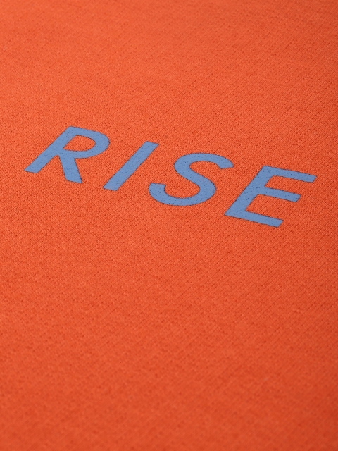 HERE&NOW Typography Printed Pure Cotton Pullover Sweatshirt - Image 2