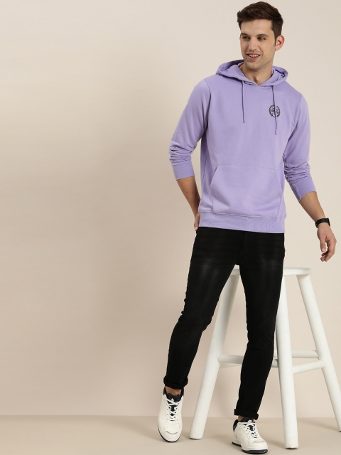 HERE&NOW Solid Long Sleeves Hooded Sweatshirt - Image 5
