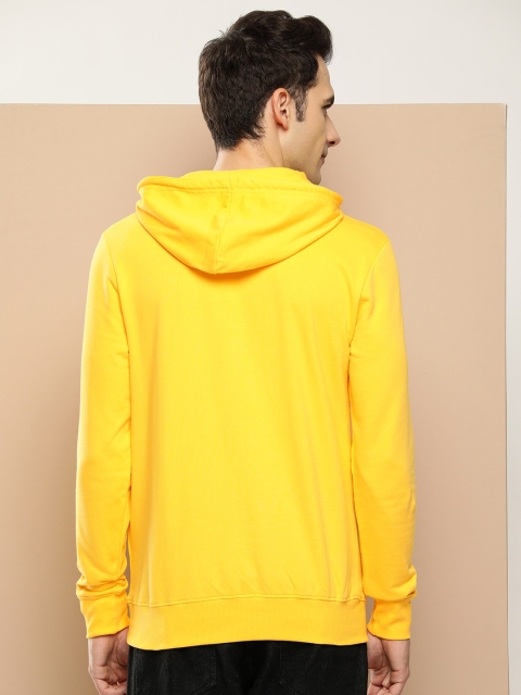 HERE&NOW Pure Cotton Typography Printed Hooded Sweatshirt - Image 4
