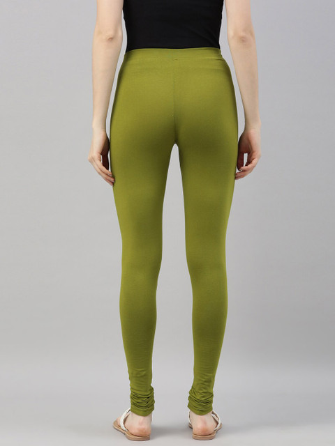 TWIN BIRDS Pure Cotton Ethnic Churidar Length Leggings - Image 4