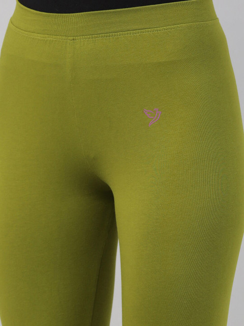 TWIN BIRDS Pure Cotton Ethnic Churidar Length Leggings - Image 6
