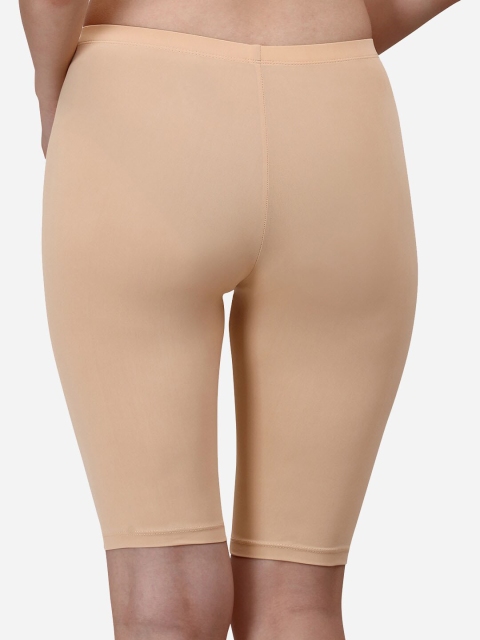 SOIE Women Mid Rise Soft Polyamide Spandex Knee Length Cycling shorts - Image 3
