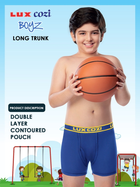 Lux Cozi Boys Pack of 4 Assorted Trunks - Image 6