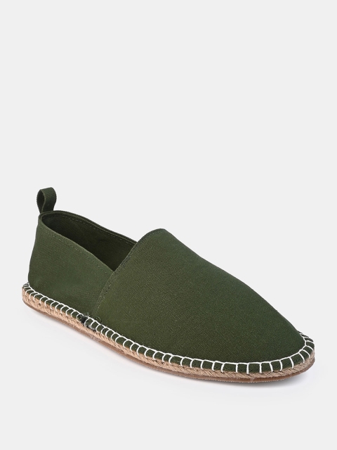 Styli Men Canvas Espadrille with Contrast Jute Sole - Image 4