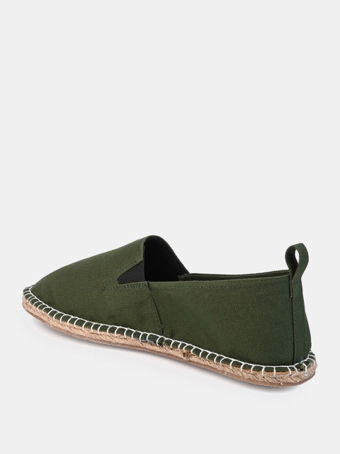 Styli Men Canvas Espadrille with Contrast Jute Sole - Image 5