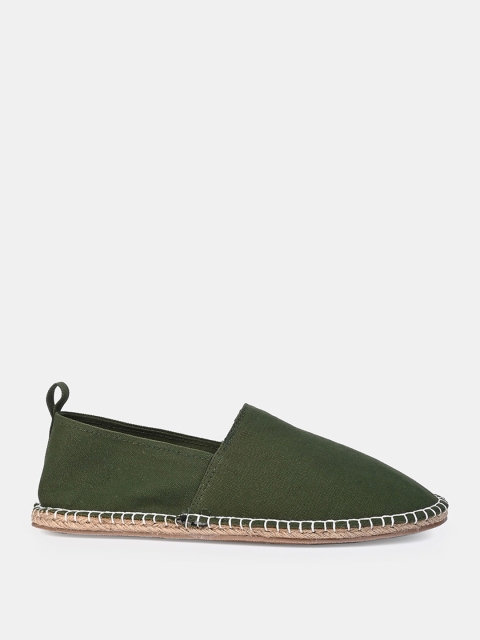 Styli Men Canvas Espadrille with Contrast Jute Sole - Image 3