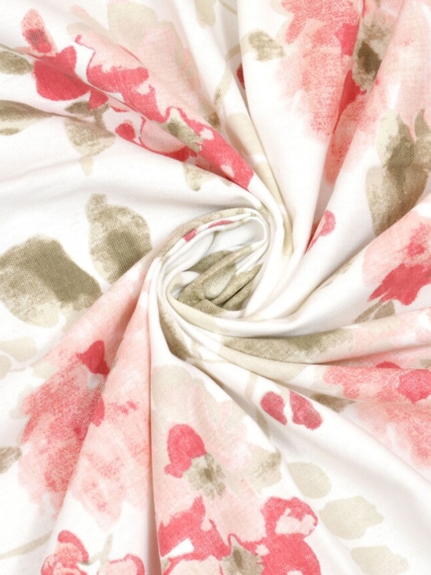 Trance Home Linen Pink Printed Premium Cotton Rectangular 4-6 Seater Dining Table Cloth - Image 3