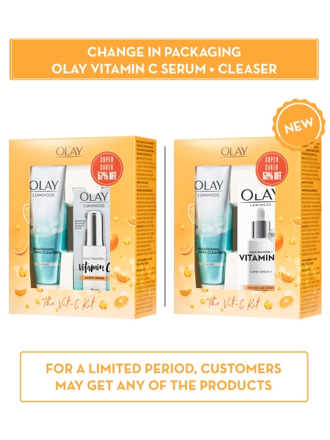 Olay Vitamin C Kit for 2X Glow with Serum 30ml & Cleanser 100g - Image 8