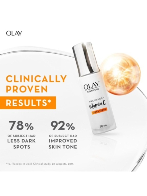 Olay Vitamin C Kit for 2X Glow with Serum 30ml & Cleanser 100g - Image 3