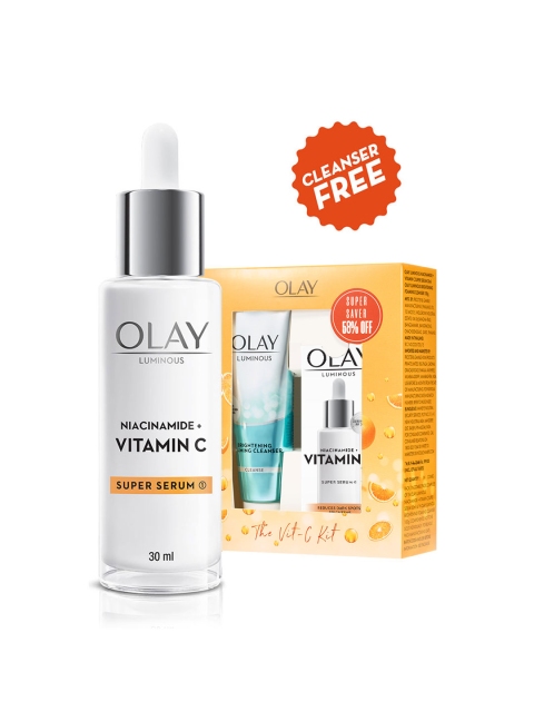 Olay Vitamin C Kit for 2X Glow with Serum 30ml & Cleanser 100g - Image 2