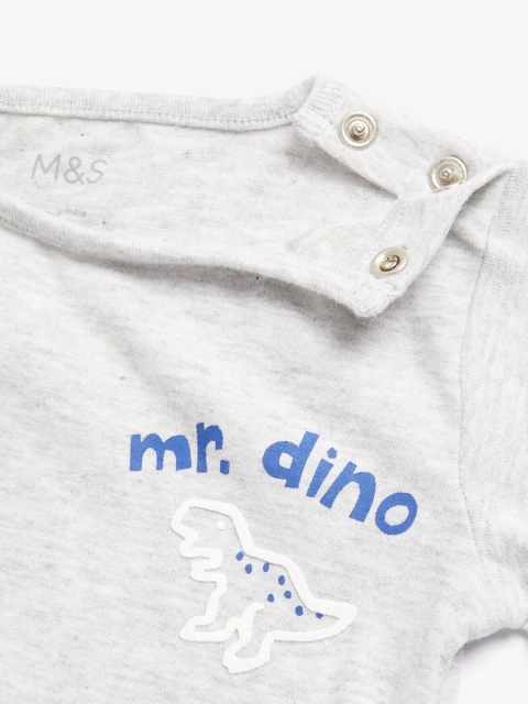 Marks & Spencer Boys Pure Cotton T-shirt - Image 6