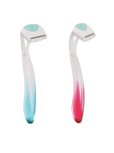 KAI Set Of 4 With Aloe Vera & Vitamin E Moisture Strip & Bikini Line Razors - Image 2