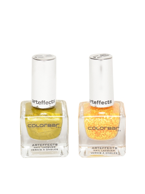Colorbar Arteffects Chrome Sapphire Luxe Nail Lacquer 18 & Orange Pop Nail Lacquer 22 Image