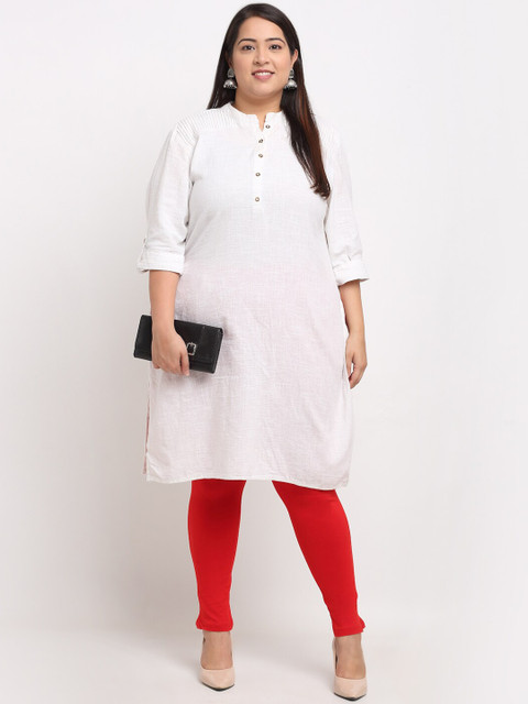 TAG 7 Women Plus Size Cotton Ankle Length Leggings - Image 4