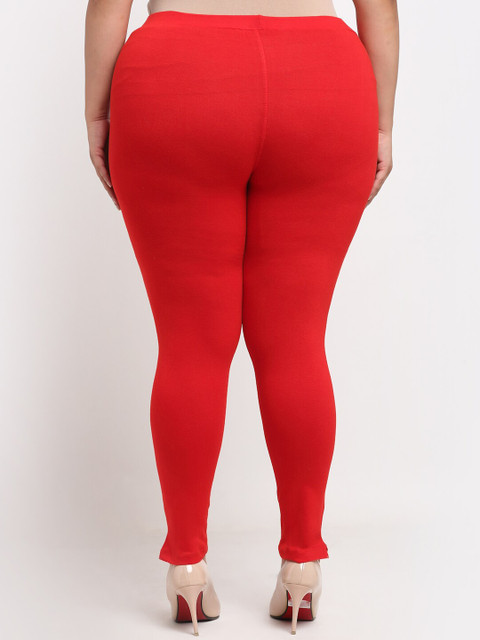 TAG 7 Women Plus Size Cotton Ankle Length Leggings - Image 3