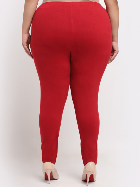 TAG 7 Women Plus Size Cotton Ankle Length Leggings - Image 3
