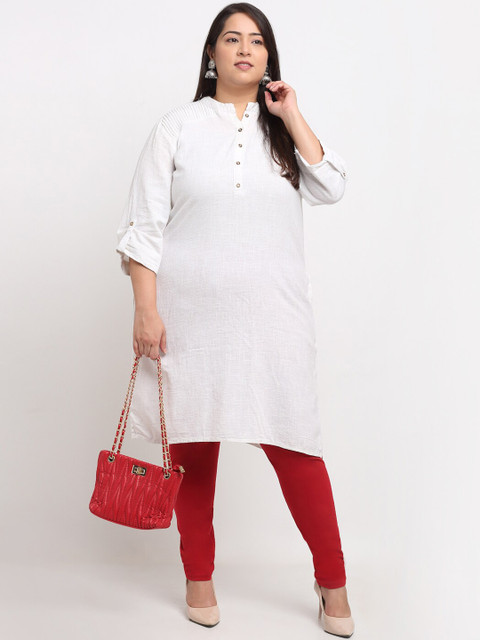 TAG 7 Women Plus Size Cotton Ankle Length Leggings - Image 4