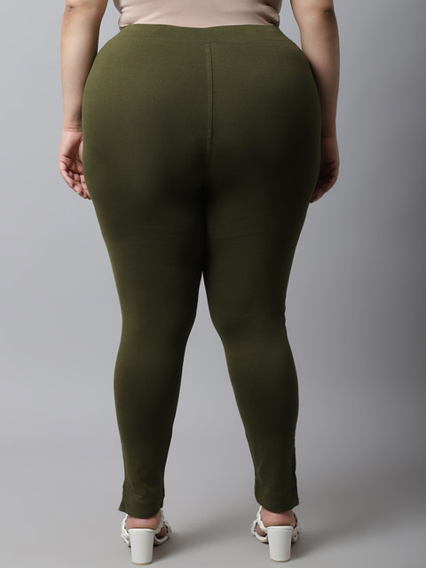 TAG 7 Women Plus Size Cotton Ankle Length Leggings - Image 4