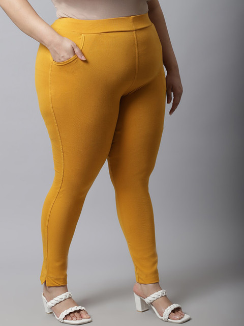 TAG 7 Women Plus Size Cotton Ankle-Length Leggings - Image 2