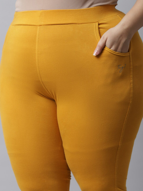 TAG 7 Women Plus Size Cotton Ankle-Length Leggings - Image 6