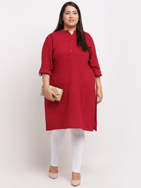TAG 7 Women Plus Size Ankle Length Cotton Leggings - Image 4