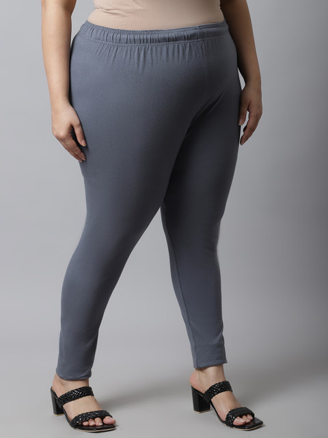 TAG 7 PLUS Women Plus Size Churidar-Length Leggings - Image 2