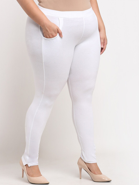 TAG 7 PLUS Women Plus-Size Ankle-Length Cotton Leggings - Image 2