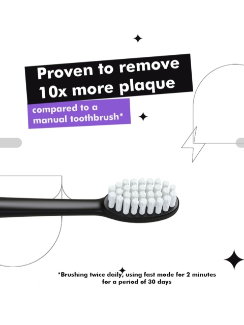 Perfora IPX7 Waterproof Rechargeable Sonic Electric Toothbrush - Dark Night 002 - Image 4